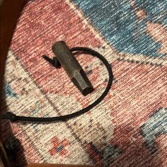 Vintage 70s Hippie Brown Leather Women's Bag - Picture 3 of 12